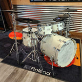 Used Roland VAD706 V-Drums Acoustic Design Electronic Drum Set w/DW Hardware Pack - White - Drum Center Of Portsmouth