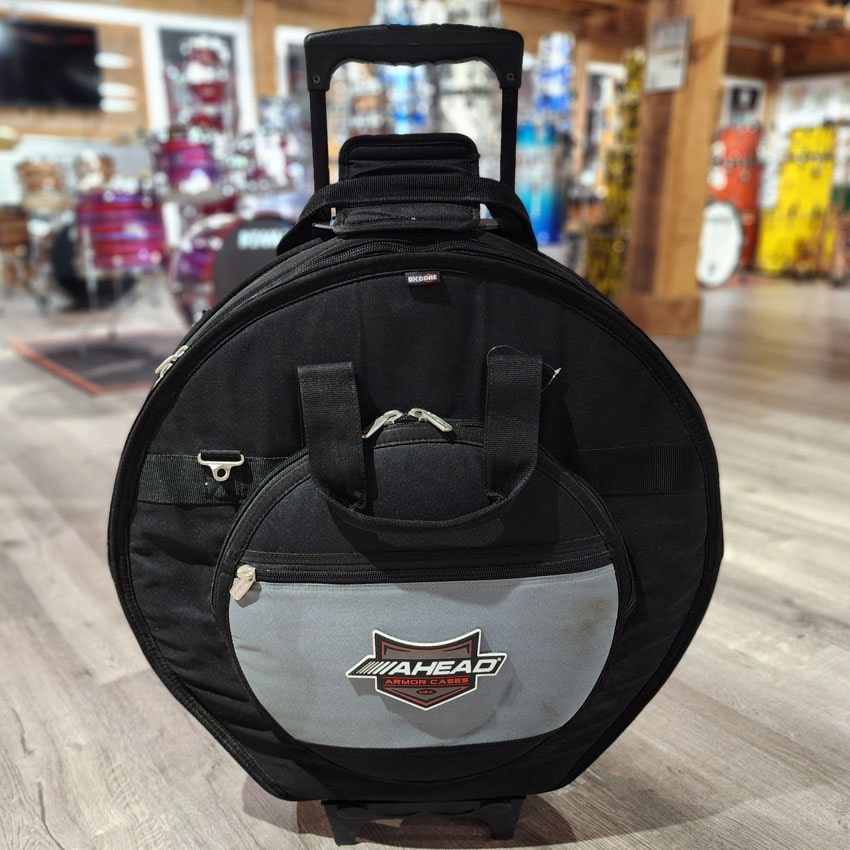 Used Ahead Armor Deluxe Cymbal Bag 24" w/Wheels - Very Good - Drum Center Of Portsmouth