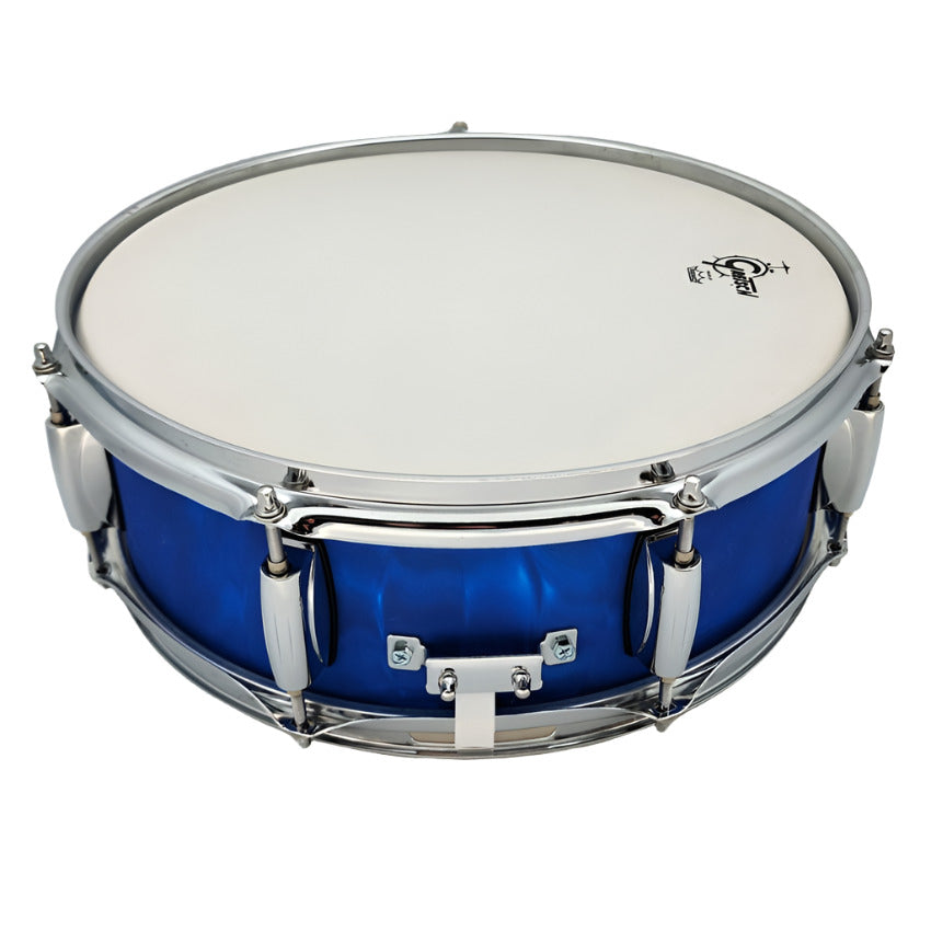 Used Gretsch Catalina Club Snare Drum 14x5 Blue Satin Flame - Excellent - Drum Center Of Portsmouth