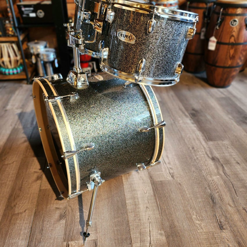 Used Mapex 5pc Drum Set Galaxy Sparkle - Very Good - Drum Center Of Portsmouth