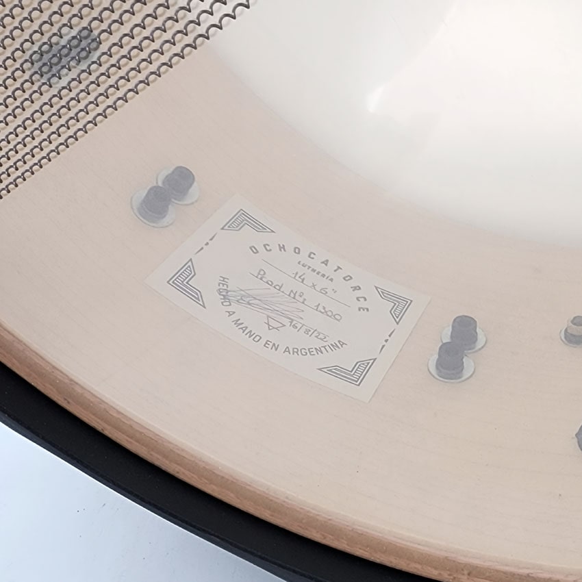 Used Ocho Catorce Custom Maple Snare Drum 14x6 w/Bag - Very Good - Drum Center Of Portsmouth