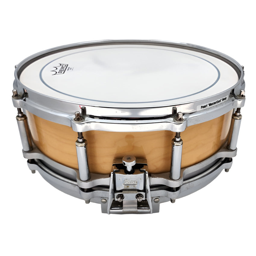 Used Pearl Free Floating Maple Snare Drum 14x5 Natural - Very Good - Drum Center Of Portsmouth