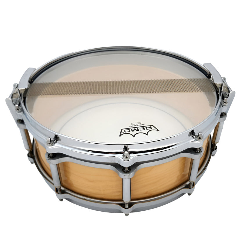Used Pearl Free Floating Maple Snare Drum 14x5 Natural - Very Good - Drum Center Of Portsmouth