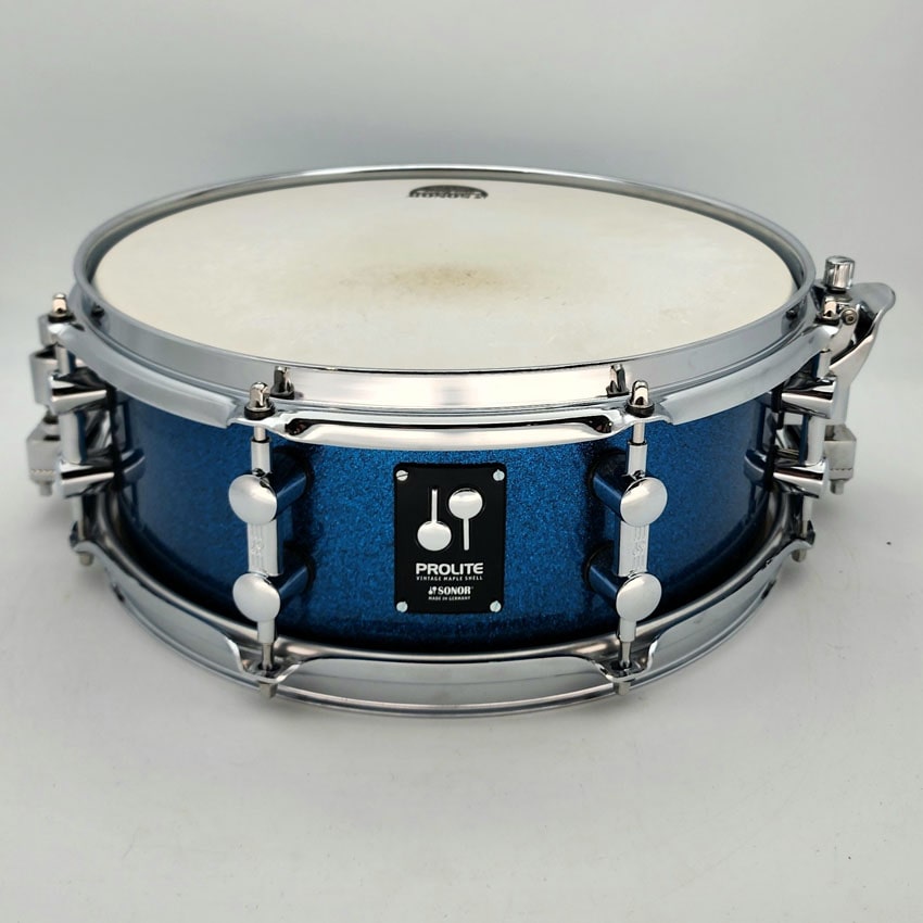 Used Sonor Prolite Snare Drum 13x5 Blue Sparkle - Excellent - Drum Center Of Portsmouth