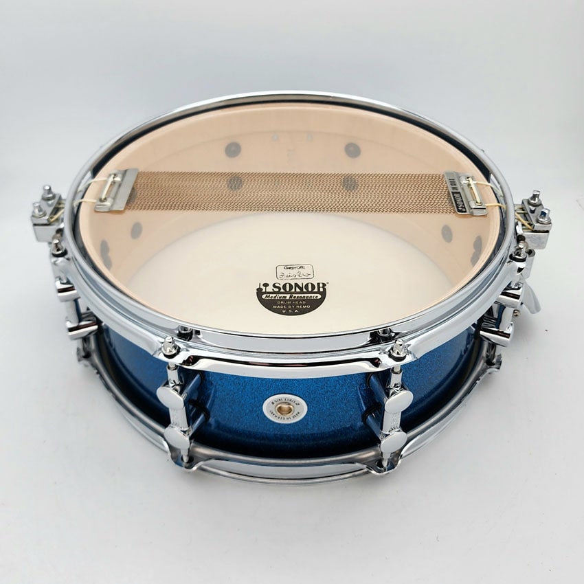 Used Sonor Prolite Snare Drum 13x5 Blue Sparkle - Excellent - Drum Center Of Portsmouth