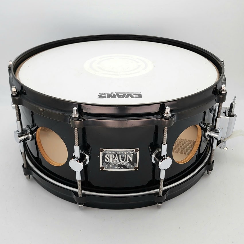 Used Spaun Vented Snare Snare Drum 14x6.5 - Good - Drum Center Of Portsmouth