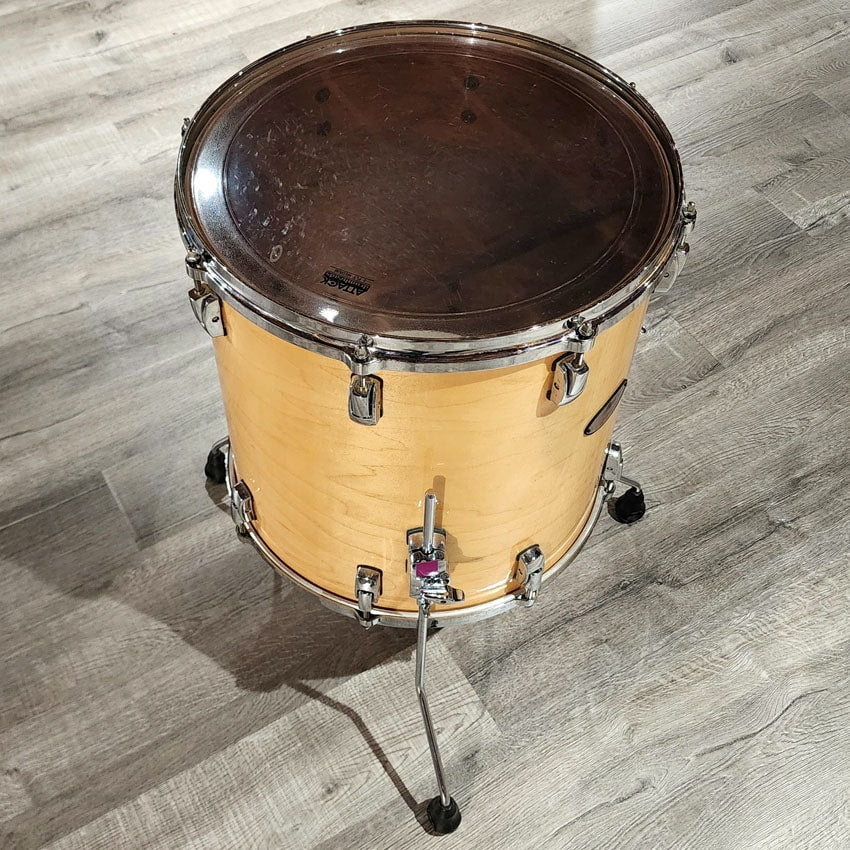 Used Pearl Reference 5pc Drum Set Natural Lacquer - Very Good - Drum Center Of Portsmouth