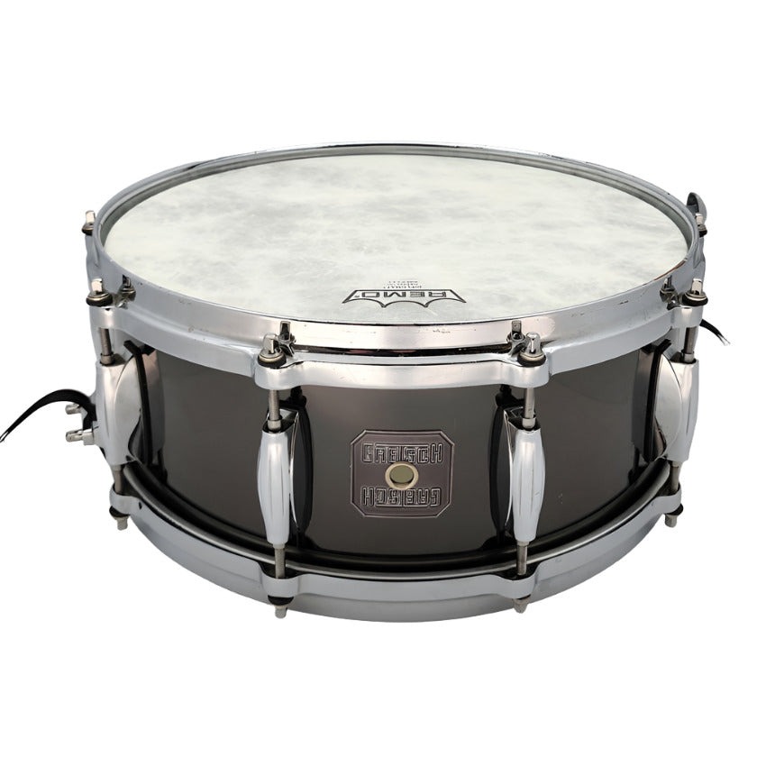 Used Gretsch Black Nickel Over Steel 14x5.5 - Good - Drum Center Of Portsmouth