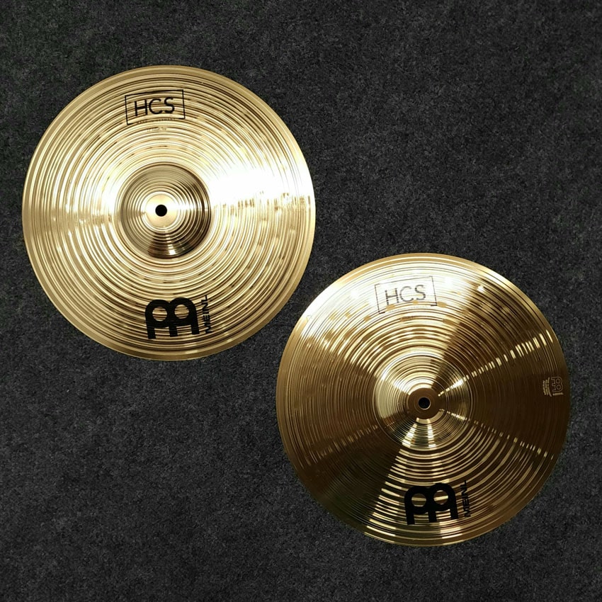 Used Meinl HCS Hi Hat Cymbals 13" - Very Good - Drum Center Of Portsmouth