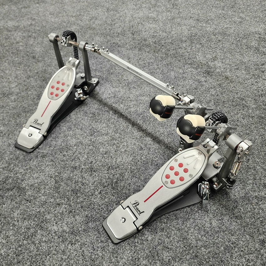 Used Pearl Eliminator Redline Double Bass Drum Pedal Chain Drive - Very Good - Drum Center Of Portsmouth
