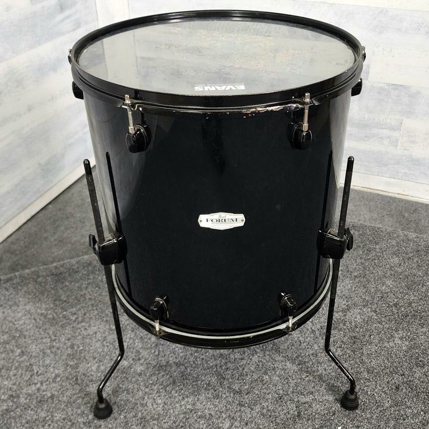 Used Pearl Export Joey Jordison 7pc Drum Set Black - Fair - Drum Center Of Portsmouth