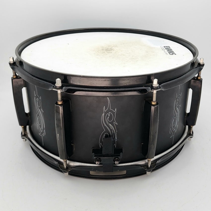 Used Pearl Joey Jordison Snare Drum 13x6.5 Matte Black - Fair - Drum Center Of Portsmouth