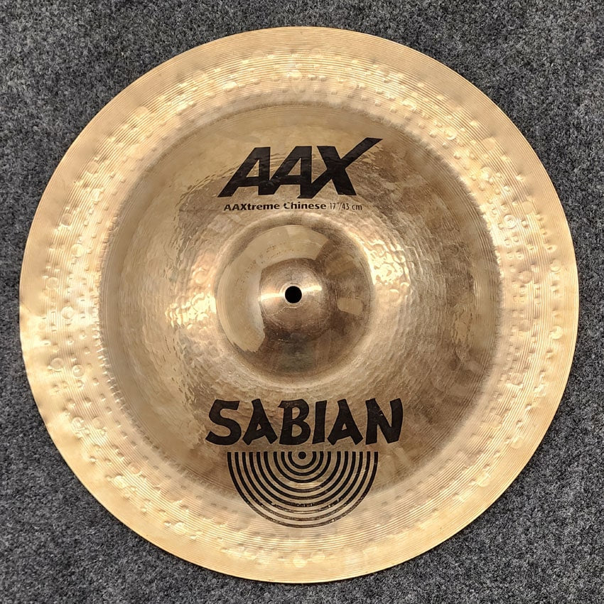 Used Sabian AAX X-Treme Chinese Cymbal 17" - Fair - Drum Center Of Portsmouth