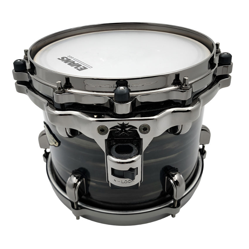 Used Tama Starclassic Walnut/Birch Tom 10x8 Lacquered Charcoal Oyster - Very Good - Drum Center Of Portsmouth