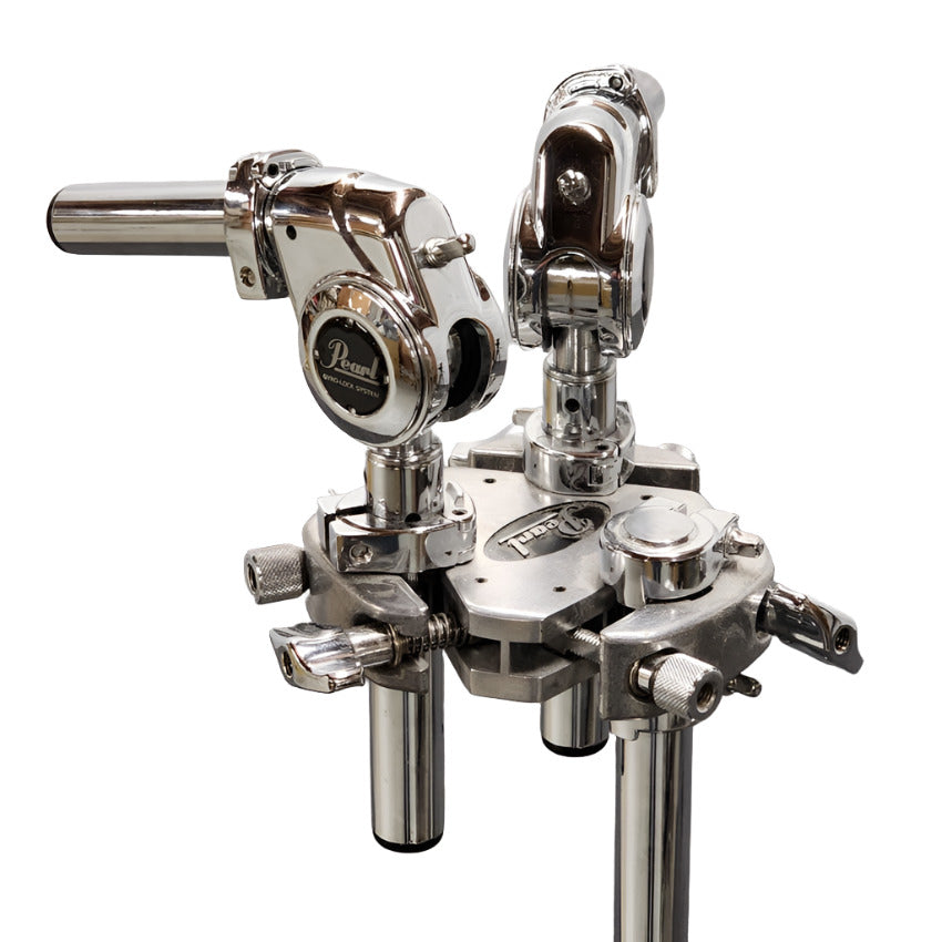 Used Used Pearl Heavy Duty Double Tom Stand w/Gyro Lock Tom Arms - Very Good - Drum Center Of Portsmouth