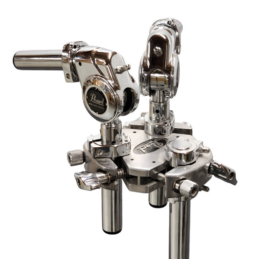 Used Used Pearl Heavy Duty Double Tom Stand w/Gyro Lock Tom Arms - Very Good - Drum Center Of Portsmouth