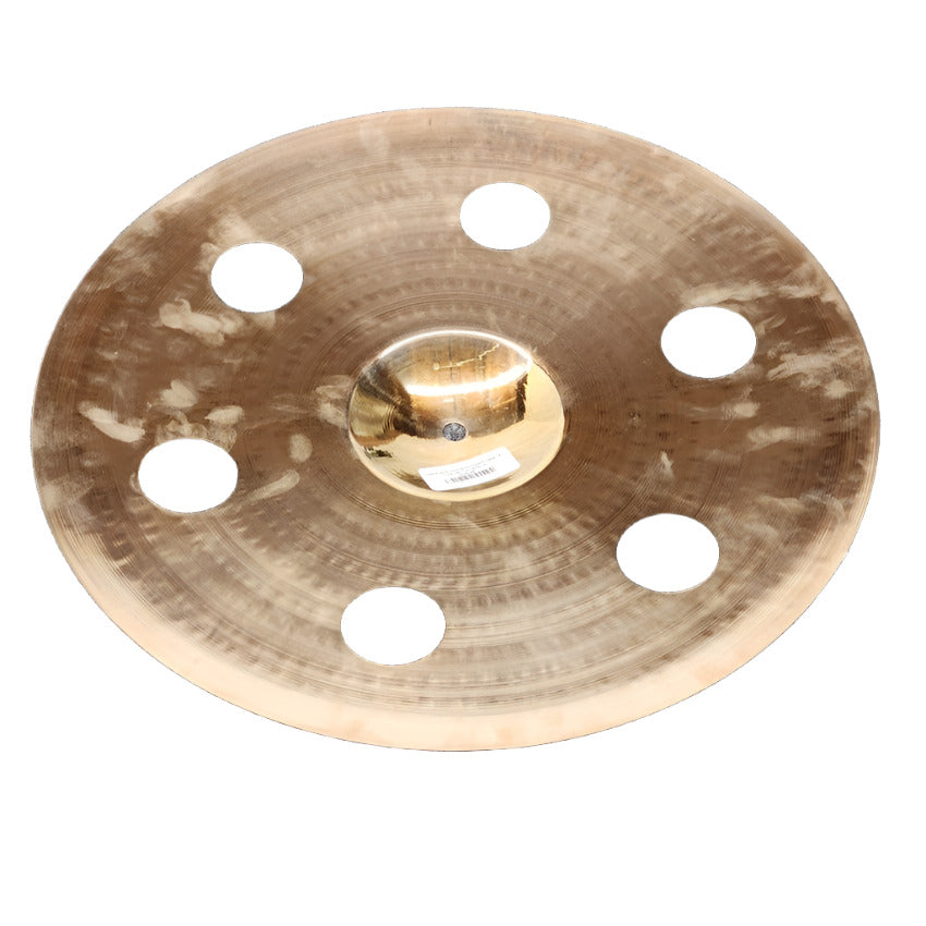 Used Turkish Meta Holey Crash Cymbal 18" - Very Good - Drum Center Of Portsmouth