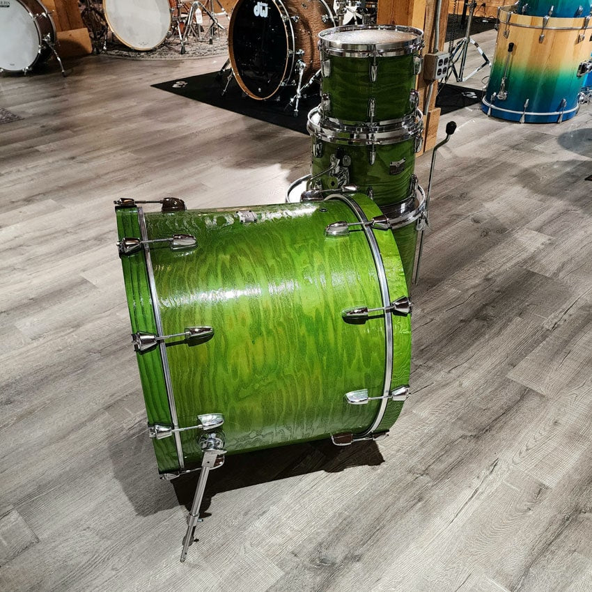 Used Yamaha Rock Tour 4pc Drum Set Green - Good - Drum Center Of Portsmouth