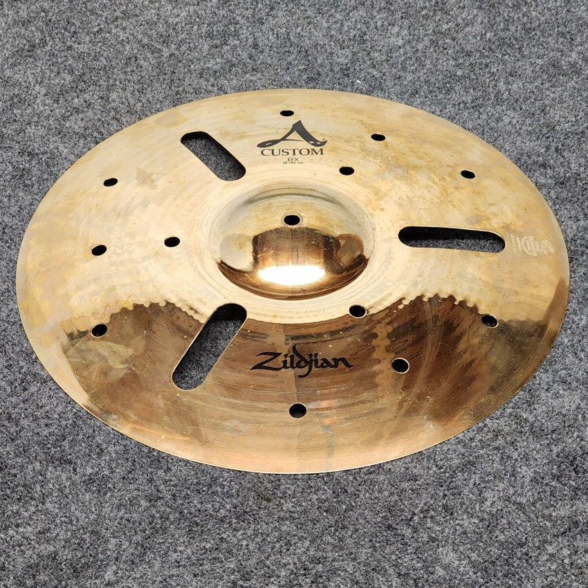 Used Zildjian A Custom EFX Cymbal 18" - Very Good - Drum Center Of Portsmouth