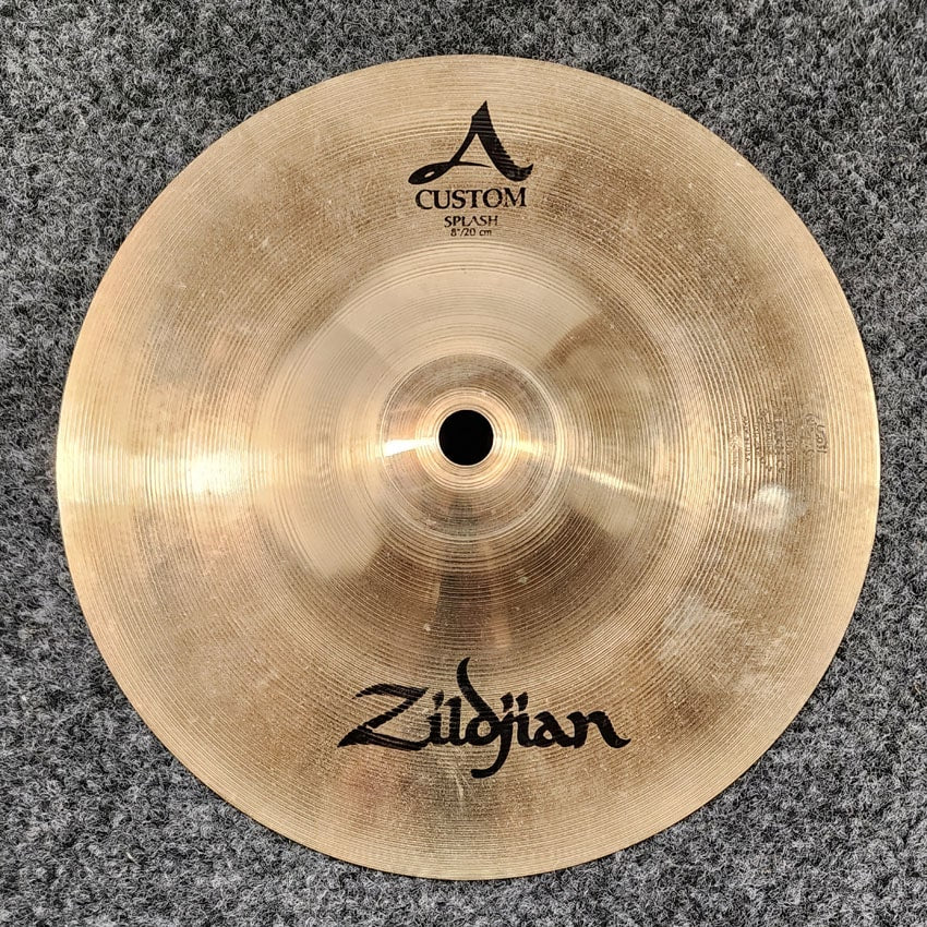 Used Zildjian A Custom Splash Cymbal 8" - Very Good - Drum Center Of Portsmouth