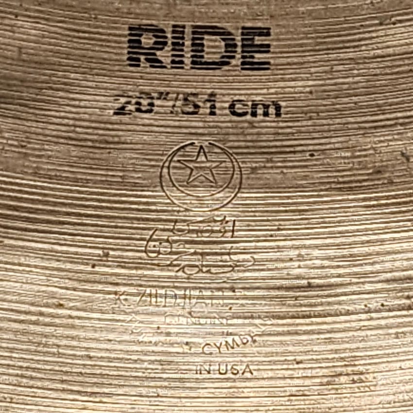 Used Zildjian K EAK Ride Cymbal 20" 2560 grams - Good - Drum Center Of Portsmouth
