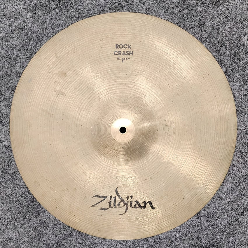 Used Zildjian Rock Crash Cymbal 18" - Very Good - Drum Center Of Portsmouth