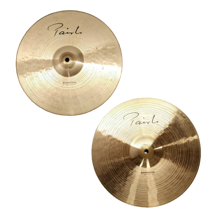Used Paiste Dimensions Hi Hat Cymbals 13" - Fair - Drum Center Of Portsmouth