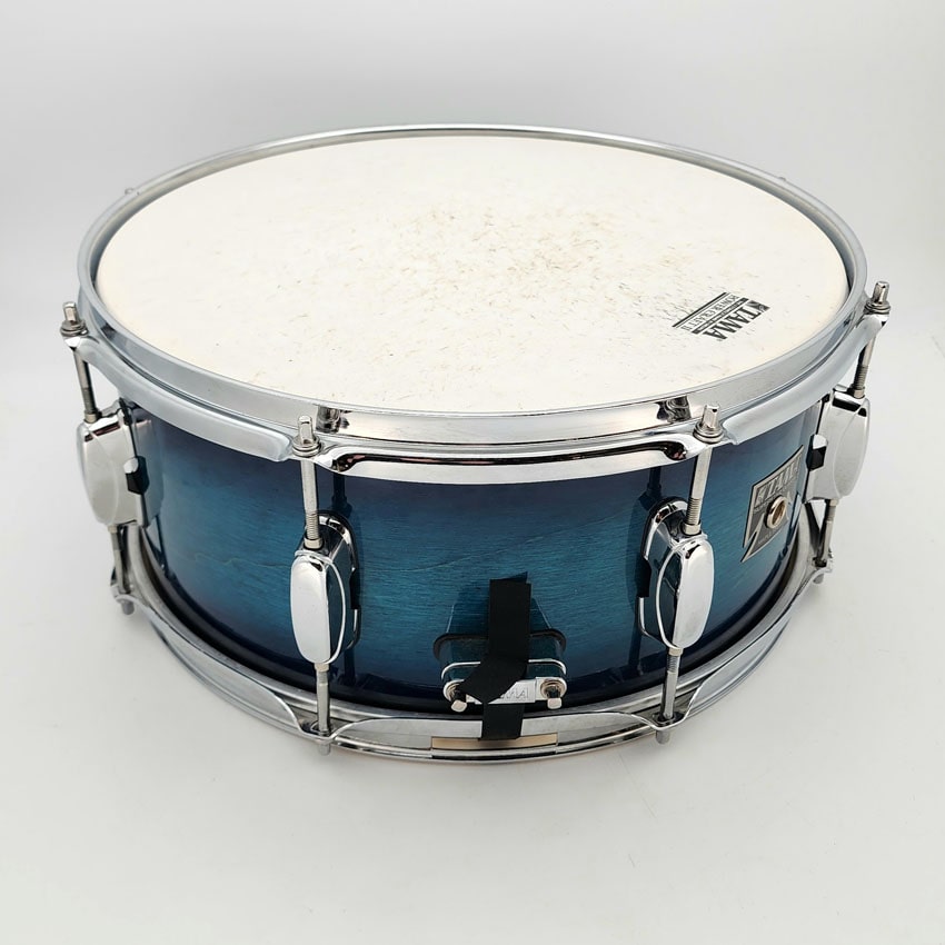 Used Tama Superstar Classic Snare Drum 14x6.5 Dark Indigo Burst - Good - Drum Center Of Portsmouth