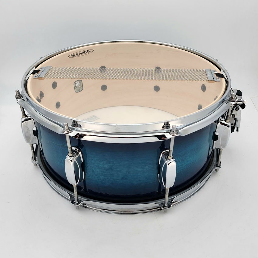 Used Tama Superstar Classic Snare Drum 14x6.5 Dark Indigo Burst - Good - Drum Center Of Portsmouth