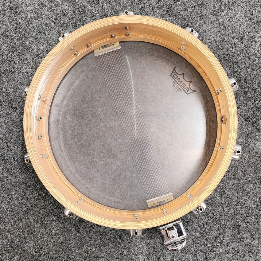 Used DW Collectors Maple Snare Drum 14x5.5 White Marine Pearl - Good - Drum Center Of Portsmouth