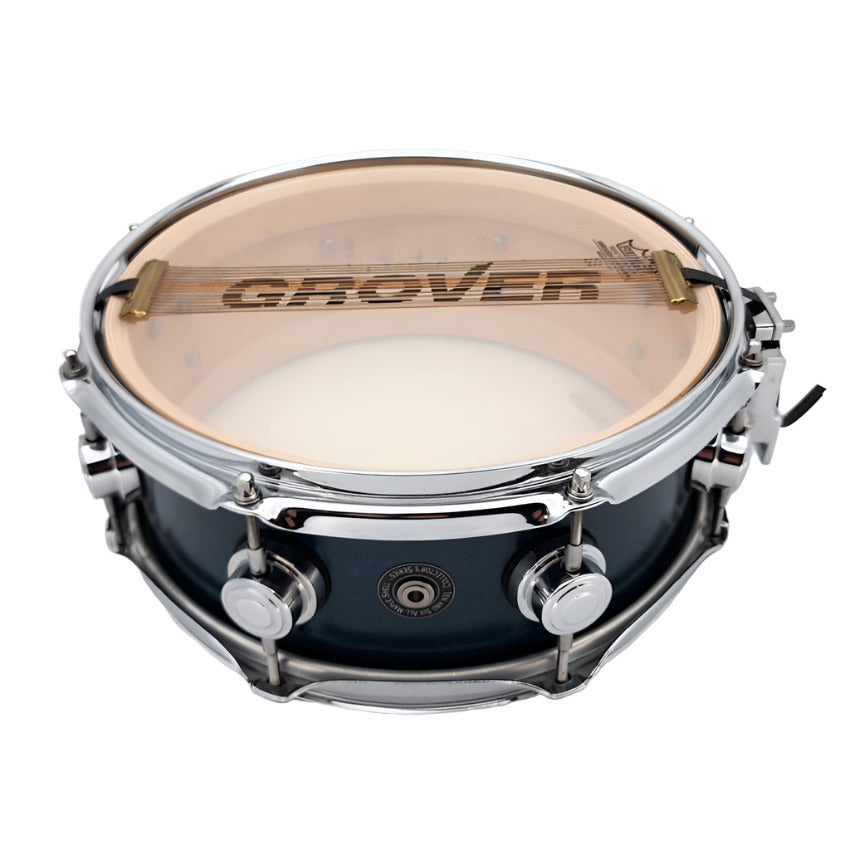 Used DW Collectors Maple Snare Drum 12x6 Satin Blue Azure - Good - Drum Center Of Portsmouth