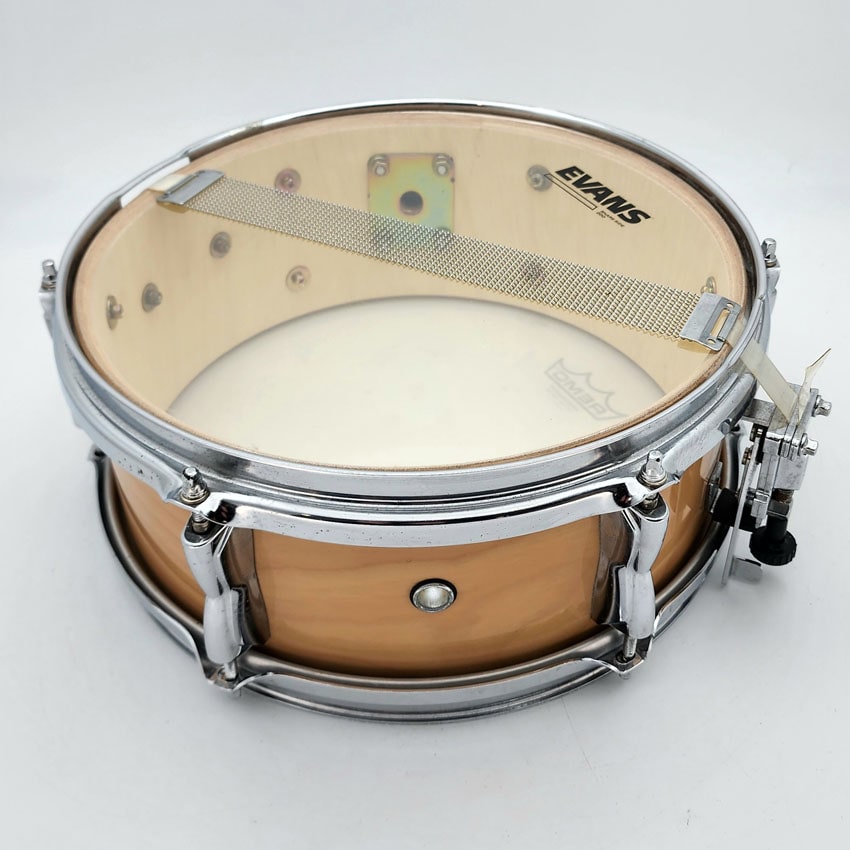 Used Yamaha Wood Shell Snare Drum 12x4.5 Natural - Very Good - Drum Center Of Portsmouth