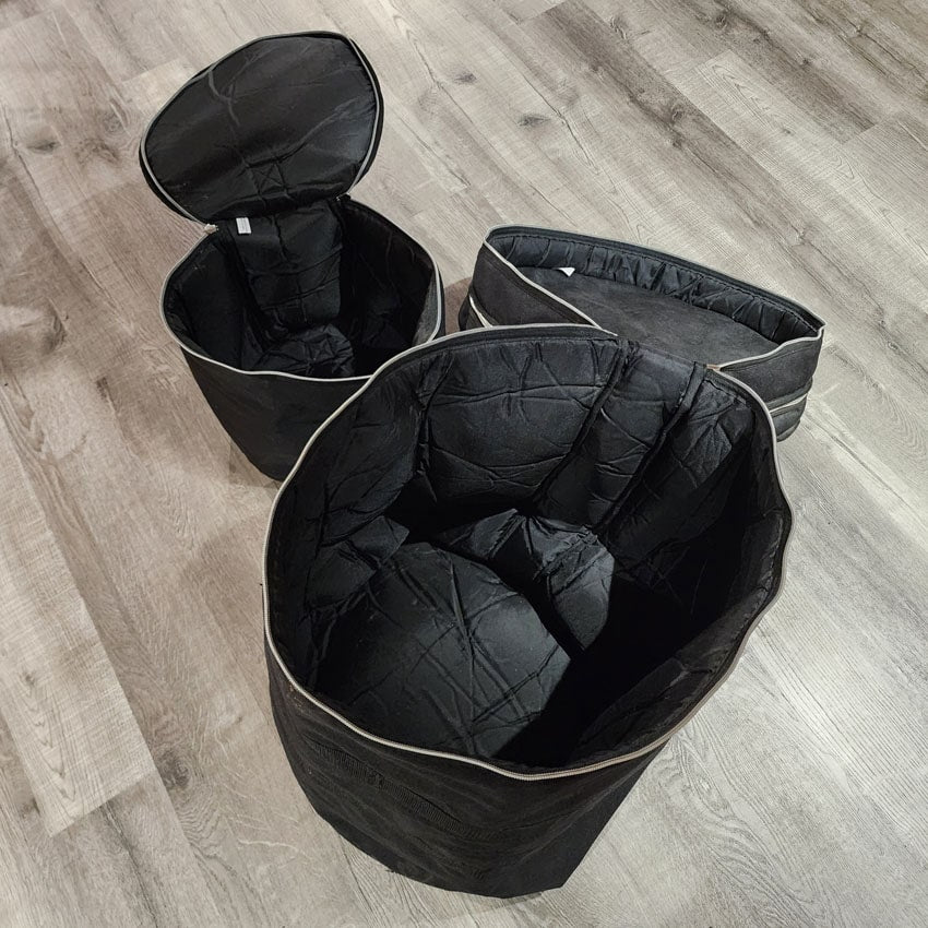 Used Yamaha Club Jordan Cocktail Kit Silver Sparkle - Good - Drum Center Of Portsmouth