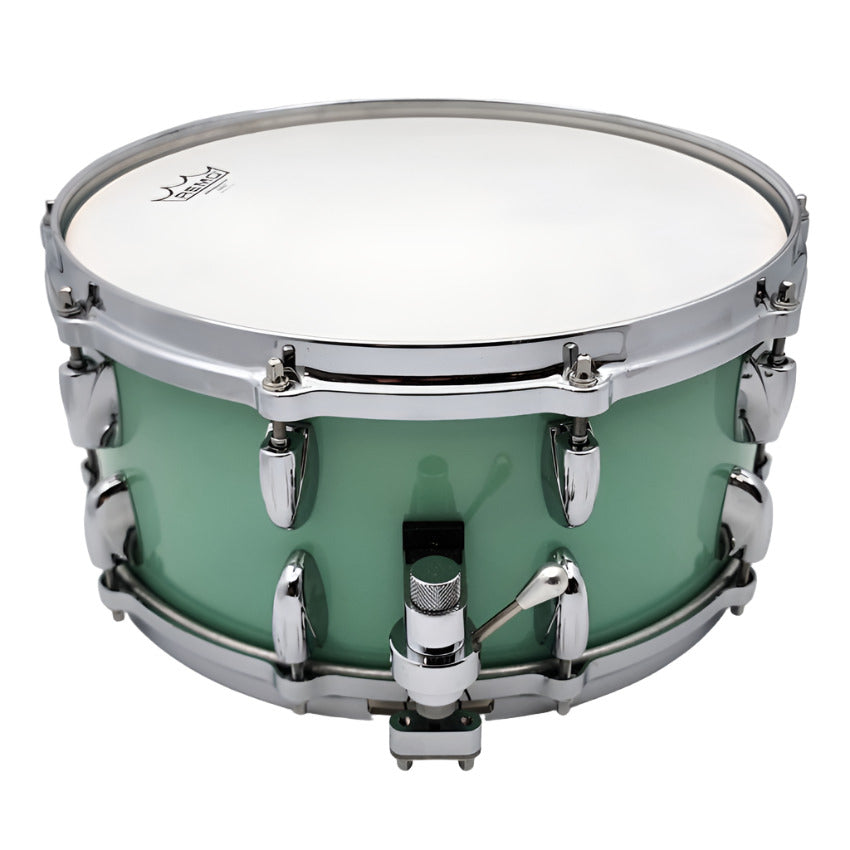 Used Gretsch Renown '57 Snare Drum 14x6.5 Seafoam Green w/Trick Throwoff - Very Good - Drum Center Of Portsmouth