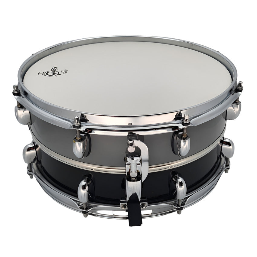 Used Gretsch Silver Series Retro-Luxe Snare Drum 14x6.5 Pewter/Black - Very Good - Drum Center Of Portsmouth