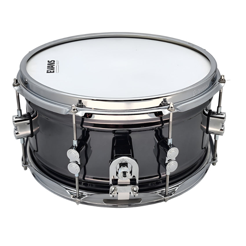 Used PDP Concept Black Nickel Over Steel Snare Drum 13x6 - Very Good - Drum Center Of Portsmouth