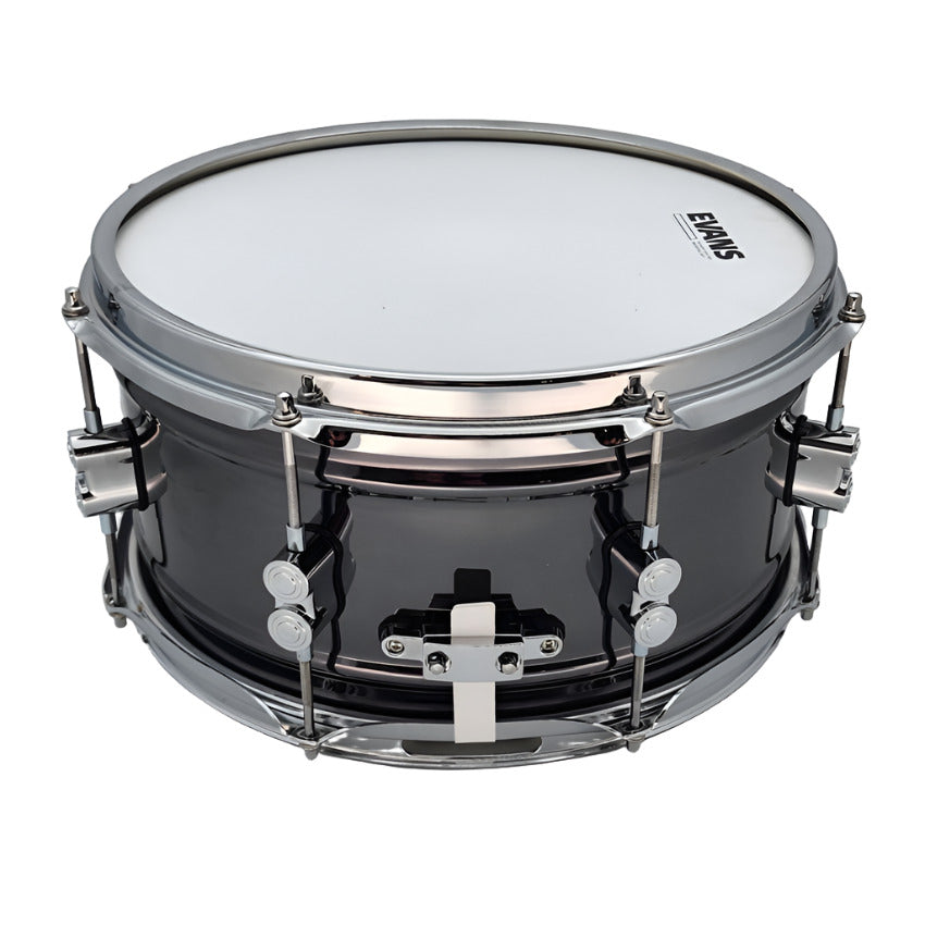 Used PDP Concept Black Nickel Over Steel Snare Drum 13x6 - Very Good - Drum Center Of Portsmouth