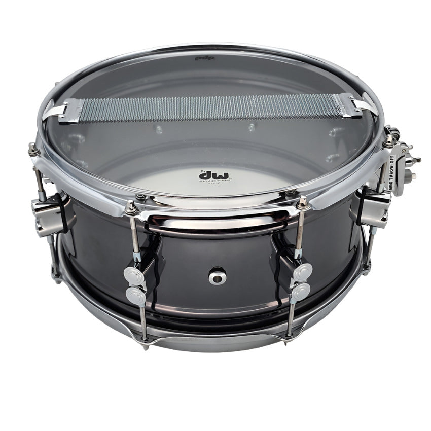 Used PDP Concept Black Nickel Over Steel Snare Drum 13x6 - Very Good - Drum Center Of Portsmouth