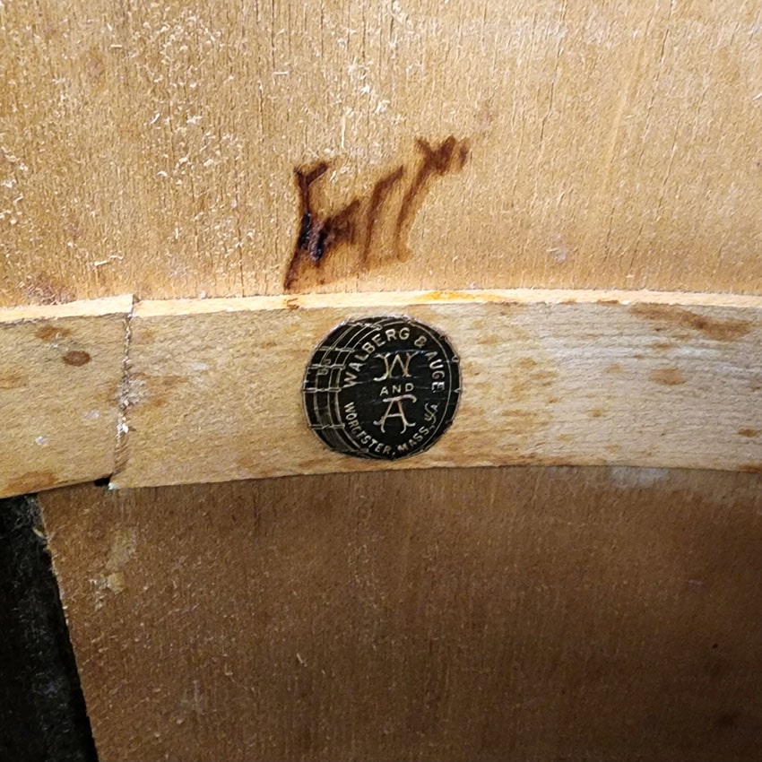 Used Vintage Walberg & Auge Single Tension Bass Drum 24x12 - Good - Drum Center Of Portsmouth