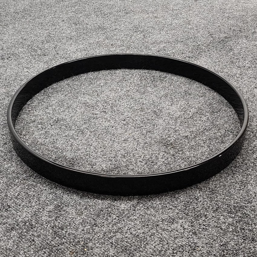 Used Gibraltar Bass Drum Hoop 18" Piano Black - Very Good - Drum Center Of Portsmouth