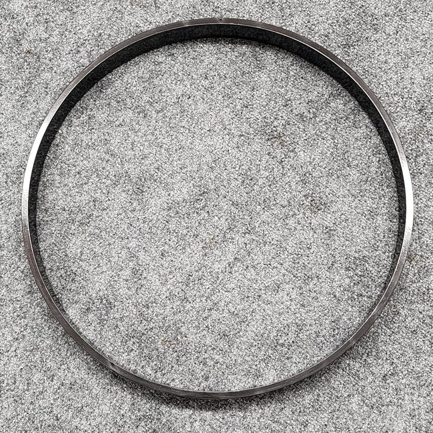 Used Gibraltar Bass Drum Hoop 18" Piano Black - Very Good - Drum Center Of Portsmouth
