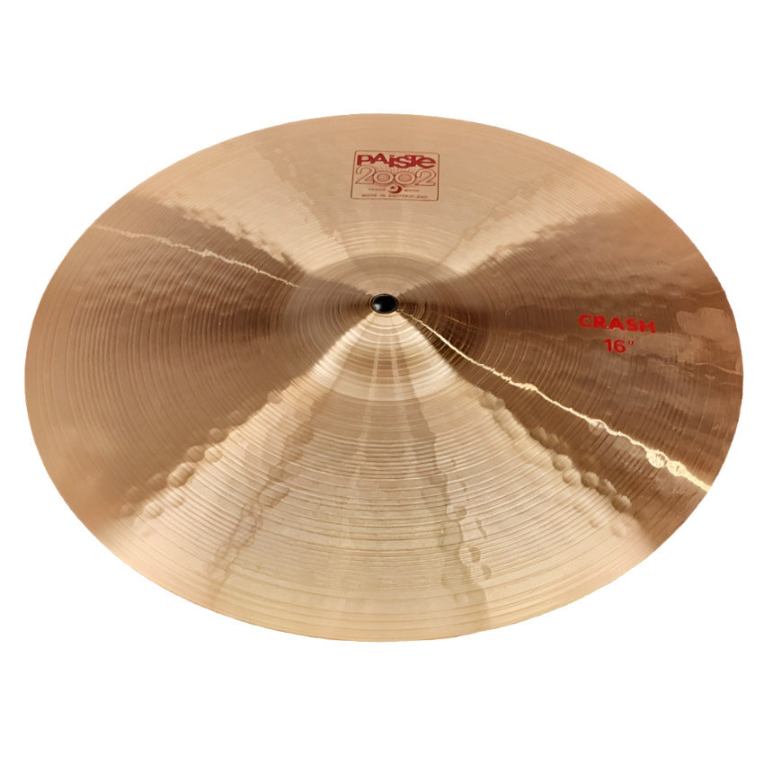 Used Paiste 2002 Crash Cymbal 16" - Very Good - Drum Center Of Portsmouth