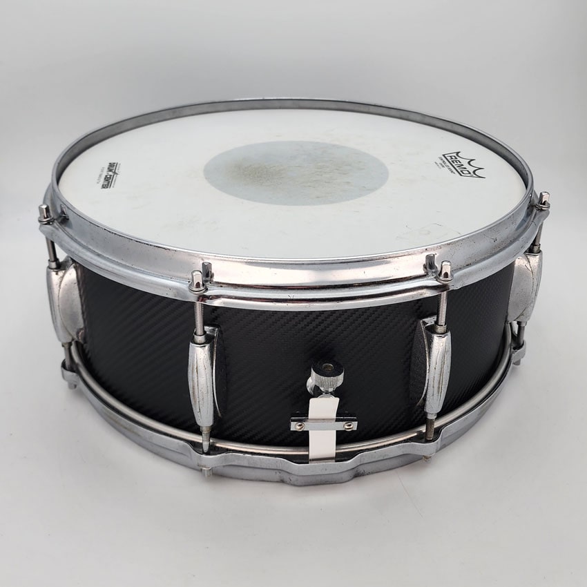 Used Vintage Gretsch USA Snare Drum 14x5.5 Carbon Fiber Wrap - Good - Drum Center Of Portsmouth