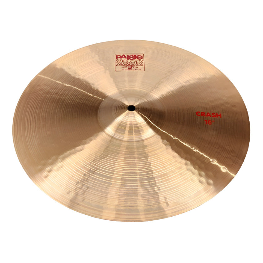 Used Paiste 2002 Crash Cymbal 16" - Very Good - Drum Center Of Portsmouth