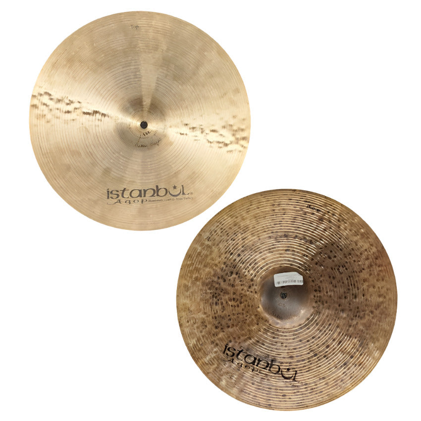 Used Istanbul Agop Special Edition Jazz Hi Hat Cymbals 15" 952/1118 grams - Very Good - Drum Center Of Portsmouth