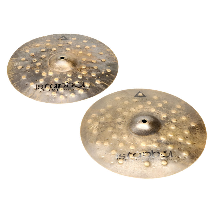 Used Istanbul Agop Xist Dry Dark Hi Hat Cymbals 13" - Excellent - Drum Center Of Portsmouth
