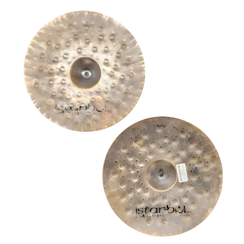 Used Istanbul Agop Xist Dry Dark Hi Hat Cymbals 13" - Excellent - Drum Center Of Portsmouth