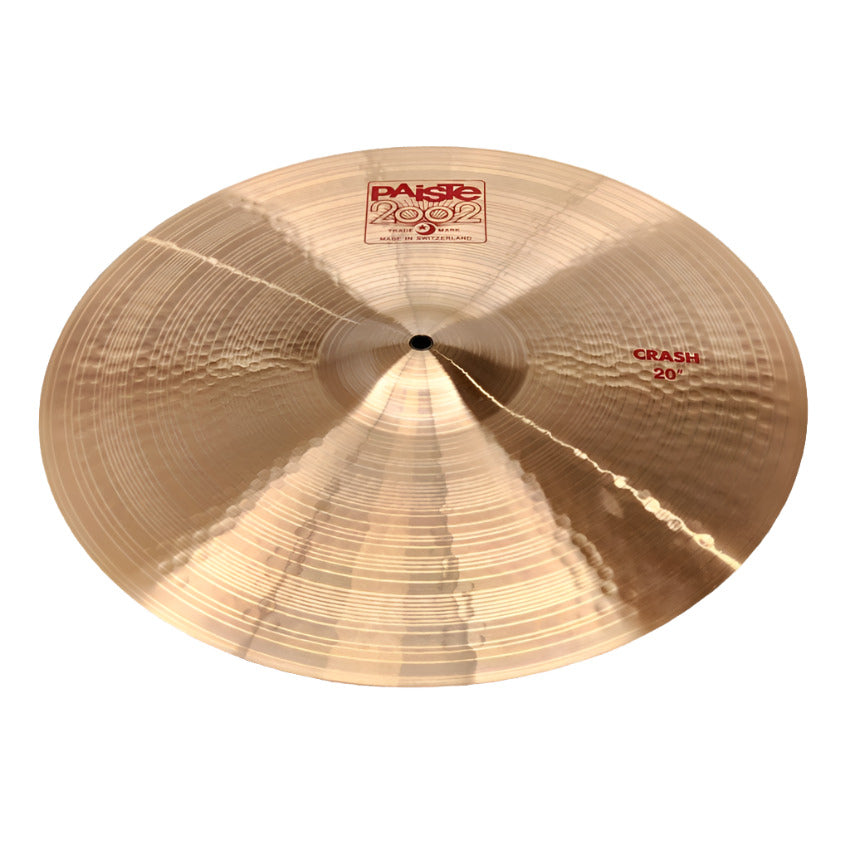 Used Paiste 2002 Crash Cymbal 20" - Very Good - Drum Center Of Portsmouth