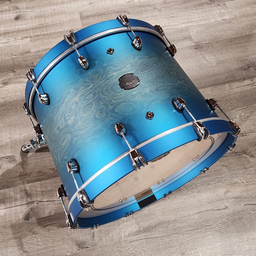 Used Mapex Saturn Evolution Hybrid 4pc Drum Set Exotic Azure Burst - Drum Center Of Portsmouth