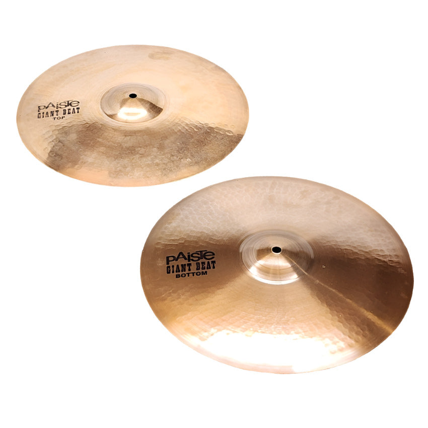 Used Paiste Giant Beat Hi Hat Cymbals 15" - Good - Drum Center Of Portsmouth